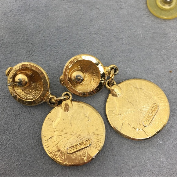 Vintage Don Lin Enamel Yacht Earrings - Picture 8 of 8